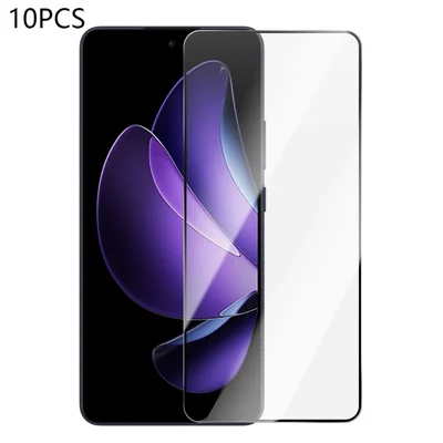 RURIHAI 10Pcs For Oppo Reno13 F 5G (Reno 13 FS 5G) / 4G High Aluminium-Silicon Glass Film 0.26mm 2.5D Screen Protector