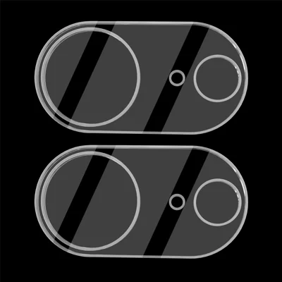 ENKAY HAT PRINCE For iPhone 17e / 16e 2Pcs Camera Lens Protector  Integrated Tempered Glass Lens Film - Transparent
