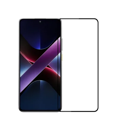 PINWUYO For Xiaomi Poco X7 Pro 5G Tempered Glass Film  JK Series-2 9H Full Screen Protector - Black