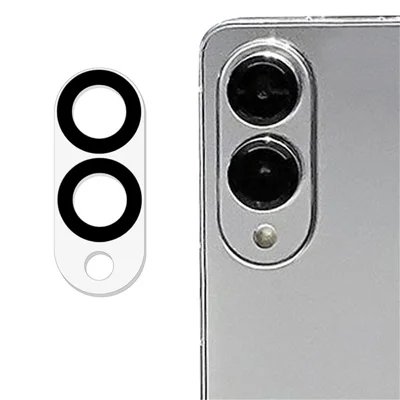 For Samsung Galaxy S25 Edge Tempered Glass Lensbeskytter Sort Silk Printing Kameraobjektivfilm