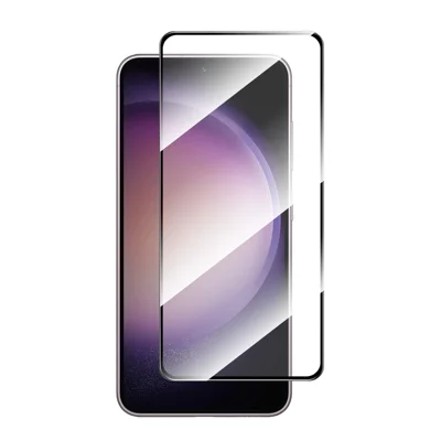 För Samsung Galaxy S25 Edge Skärmsskydd ENKAY HAT PRINCE Silk Print 0,18 mm Härdat Glas (Avtryckslås) - Transparent