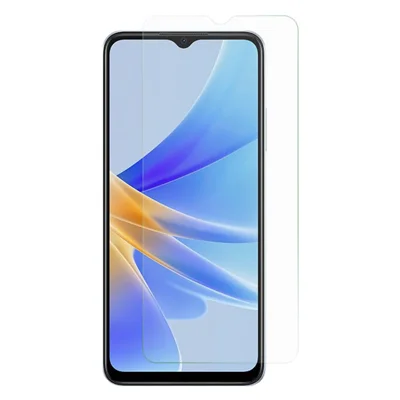 Pour Oppo A17 4G Anti-explosion Protecteur d'écran en verre trempé 0,3 mm Arc Edge Abrasion-resistant HD Clear Film
