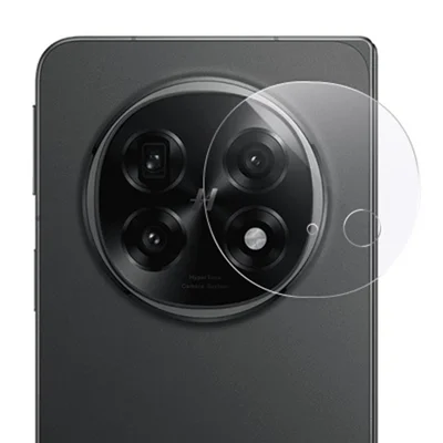 RURIHAI لجهاز Oppo Find N5 5G واقي عدسة الكاميرا، غطاء عدسة شفاف ثلاثي الأبعاد من زجاج عالي السيليكون والألومنيوم