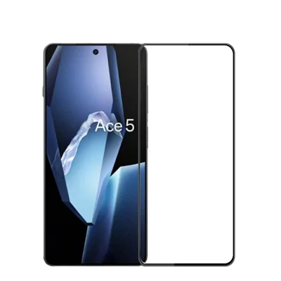 MOFI For OnePlus Ace 5 Pro 5G / OnePlus Ace 5 5G Screen Protector  9H 3D Curved Tempered Glass Film - Black
