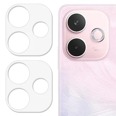 2 szt. dla Oppo A5 Pro 4G (Global) / 5G (Global) / A5 Energy 5G (Chiny) Ochrona obiektywu aparatu 3D łukowy brzeg antyrysik szkło hartowane folia ochronna