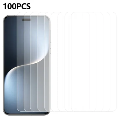 100Pcs For Honor Magic7 5G Screen Protector Anti-Scratch Tempered Glass Film (No Package, with Wipes Set, Dust-absorber, Guide Sticker)