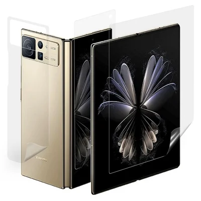1Set HD Clear Hydrogel Film for Xiaomi Mix Fold 2 5G, Full Cover TPU + PET Inside / Front Screen Protector Back Cover Guard