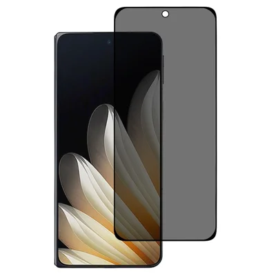 For Oppo Find N5 5G Anti-Peep Full Covering Front Screen Protector Silk Printing Tempered Glass Film