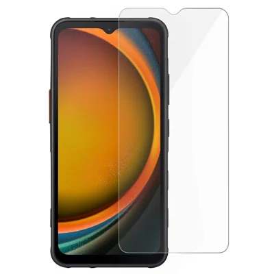 AMORUS For Samsung Galaxy XCover7 Pro Front Screen Protector 2.5D Arc Edge 9H High Aluminum-Silicon Glass Film