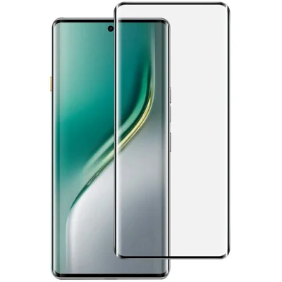 IMAK For TECNO Camon 40 Pro 5G / 4G Screen Protector Full Glue 3D Curved Tempered Glass Film with Positioning Frame