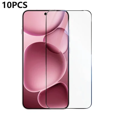 RURIHAI 10 قطع لجهاز Oppo Find X8s 5G، فيلم من الزجاج عالي السيليكون والألومنيوم، 0.26 مم، واقي شاشة 2.5D