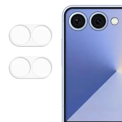 2Pcs For Samsung Galaxy Z Flip7 5G Camera Lens Protector 3D Arc Edge Anti-Scratch Tempered Glass Lens Film