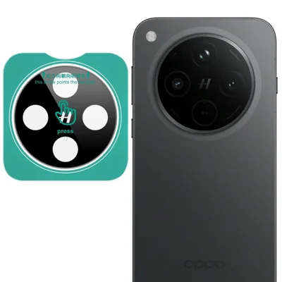 IMAK For Oppo Find X8s+ 5G Tempered Glass Camera Lens Protector with Self Positioning Frame (Black Version)