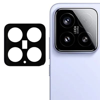 For Xiaomi 15 Camera Lens Protector Quick Installation Tempered Glass Lens Film, Black