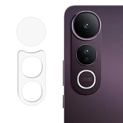 1 stk til vivo V50 Lite 4G / 5G Kamerahusets Beskyttelse 3D Buekant Anti-Krat Tempersglas Linseskytte