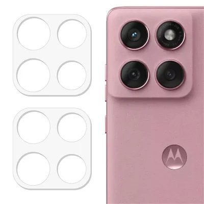 2Pcs For Motorola Edge 60 5G / 60 Fusion 5G / 60s 5G Camera Lens Protector 3D Arc Edge Anti-Scratch Tempered Glass Lens Film