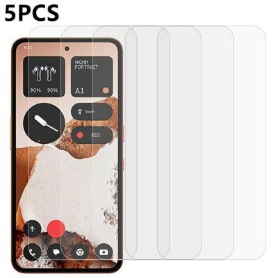 5Pcs For Nothing CMF Phone 2 Pro Front Screen Protector 0.3mm 2.5D Tempered Glass Clear Film