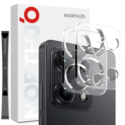NORTHJO 2Pcs For Xiaomi Redmi Note 14S 4G Tempered Glass Camera Lens Protector Clear 3D Integrated Full Coverage