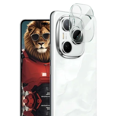 IMAK For Honor Power 5G Tempered Glass Camera Lens Protector + Acrylic Lens Cap
