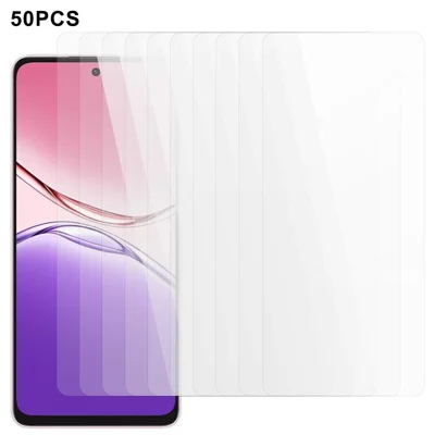 50Pcs Screen Protector For Oppo A5 Pro 5G (Global) / A5 Pro 4G (Global) / A5 Energy 5G (China) , Full Glue Tempered Glass Clear Screen Film (No Package, with Wipes Set, Dust-absorber, Guide Sticker)