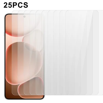 25Pcs Screen Protector for Oppo Find X8 Ultra 5G Tempered Glass High Definition Film (No Package, with Wipes Set, Dust-absorber, Guide Sticker)