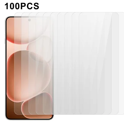 100Pcs For Oppo Find X8 Ultra 5G Screen Protector Anti-Scratch Tempered Glass Film (No Package, with Wipes Set, Dust-absorber, Guide Sticker)