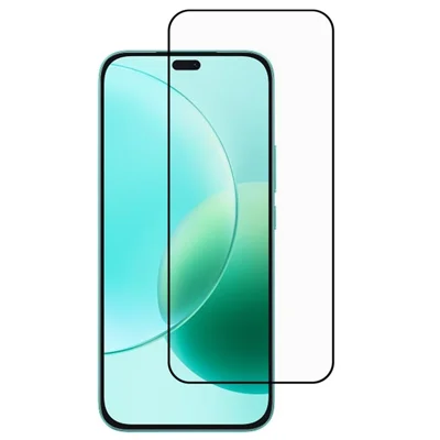 For Honor 400 Lite 5G Screen Protector Silk Printing Full Glue Tempered Glass Screen Film