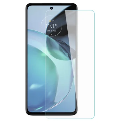 AMORUS For Motorola Moto G72 4G Anti-explosion High Aluminum-silicon Glass Screen Protector 2.5D Arc Edge 9H Protective Film