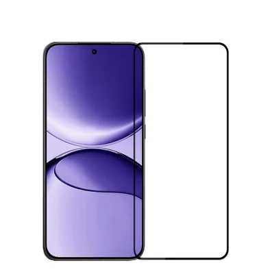 MOFI For Xiaomi Poco F7 5G / Redmi Turbo 4 Pro 5G Screen Protector  9H Full Glue Full Coverage High Aluminum-Silicon Glass Film - Black