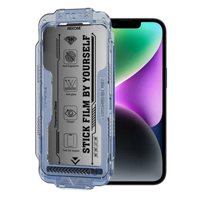 WEKOME WTP-116 For iPhone 14 Screen Protector 6D Curved Ultra-Fine Edge Privacy Tempered Glass Film