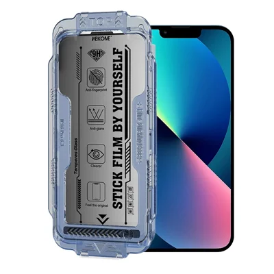 WEKOME WTP-116 For iPhone 13 Screen Protector 6D Curved Ultra-Fine Edge Privacy Tempered Glass Film