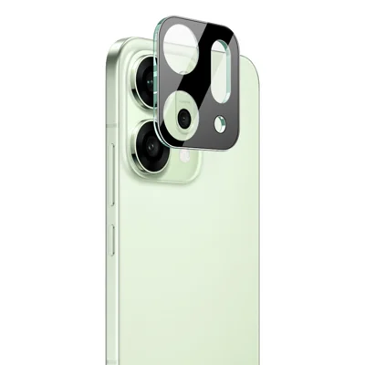 IMAK For Oppo Reno14 5G (Global) / (China) Tempered Glass Lens Film + Acrylic Cap (Black Version)
