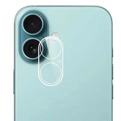 For iPhone 17 Camera Lens Protector Arc Edge Clear Tempered Glass Film