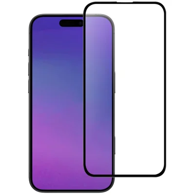 For iPhone 17 Pro AGC Tempered Glass with Black Edge Full Glue Full Coverage Screen Protector