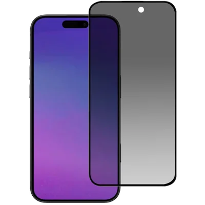 For iPhone 17 Pro Max Tempered Glass Screen Protector 2.5D Arc Edge Anti-Spy Film