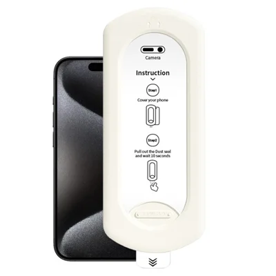 For iPhone 15 Screen Protector High Aluminium-Silicon Glass HD Film with Dust Removal Tool