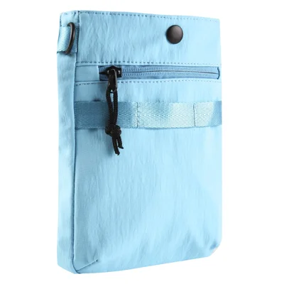Crossbody Bag for Phone within 7.2-inch, Cell Phone Shoulder Bag Waist Wallet Purse Holster Belt Clip Holder with Locking Carabiner and Shoulder Strap - Blue