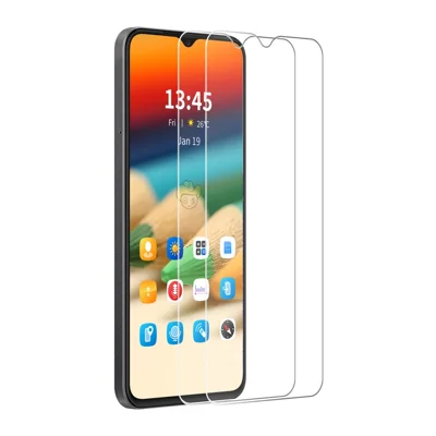 ENKAY HAT PRINCE For Samsung Galaxy A07 4G / A06 4G / A06 5G 2Pcs Screen Protector   9H Clear High Aluminum-Silicon Glass Film - Transparent