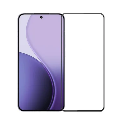 MOFI For Oppo Reno14 Pro 5G Screen Protector  9H 3D Curved Tempered Glass Film - Black