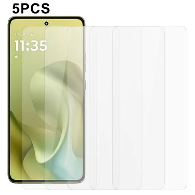 5Pcs For Motorola Moto G86 5G / G86 Power 5G Front Screen Protector 0.3mm 2.5D Tempered Glass Clear Film