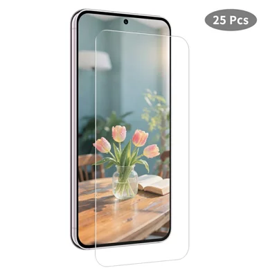 JUNSUNMAY 25 st för Honor 400 Lite 5G, Skärmskydd av härdat glas, skydd mot fall och explosion, HD-klar film