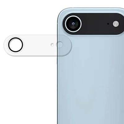 For iPhone Air Camera Lens Protector Black Circle Design HD Clear Tempered Glass Lens Film