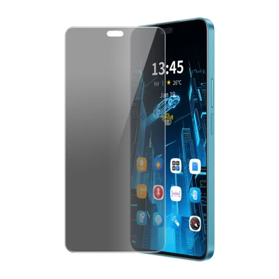 ENKAY HAT PRINCE For Honor 400 Lite 5G Anti-Spy Film  Anti-Glare Screen Protector Tempered Glass - Black
