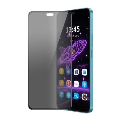 ENKAY HAT PRINCE For Honor 400 Lite 5G Privacy Screen Protector  28-degree Anti-Spy Tempered Glass - Black