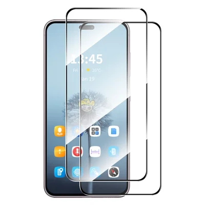 ENKAY HAT PRINCE For Honor 400 Lite 5G 2Pcs Screen Protector   9H Silk Printing 0.26mm Tempered Glass - Transparent
