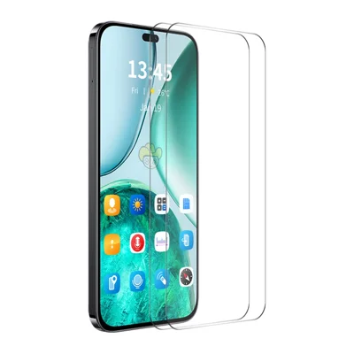 För Honor 400 Lite 5G 2 st Skärmskydd ENKAY HAT PRINCE 9H Klart Hög Aluminium-silicium Glasfilm - Transparent