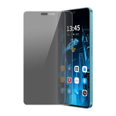 För Honor 400 Lite 5G 2 st Anti-Spy Film ENKAY Hat-Prince Anti-Bländning Skärmskydd Härdat Glas - Svart