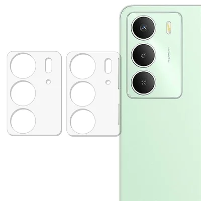 2Pcs For Realme C73 5G Camera Lens Protector 3D Arc Edge Anti-Scratch Tempered Glass Lens Film