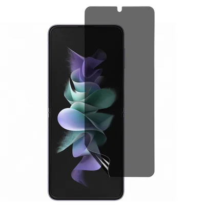 For Samsung Galaxy Z Flip7 FE 5G / Z Flip6 5G / Flip5 5G / Flip4 5G / Flip3 5G 180° Privacy Screen Protector Soft PET Anti-Spy Film