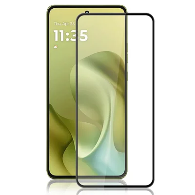 MOCOLO For Motorola Moto G86 5G / G86 Power 5G Screen Protector Anti-Shatter Silk Printing Tempered Glass Film - Black